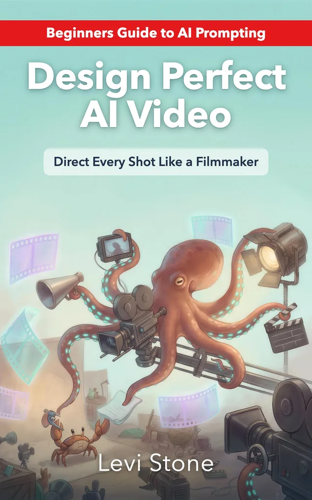 Design Perfect AI Video: Direct Every Shot Like a Filmmaker by Levi Stone, book cover