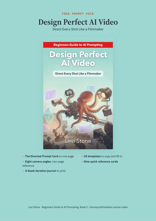 The AI Video Prompt Pack cover