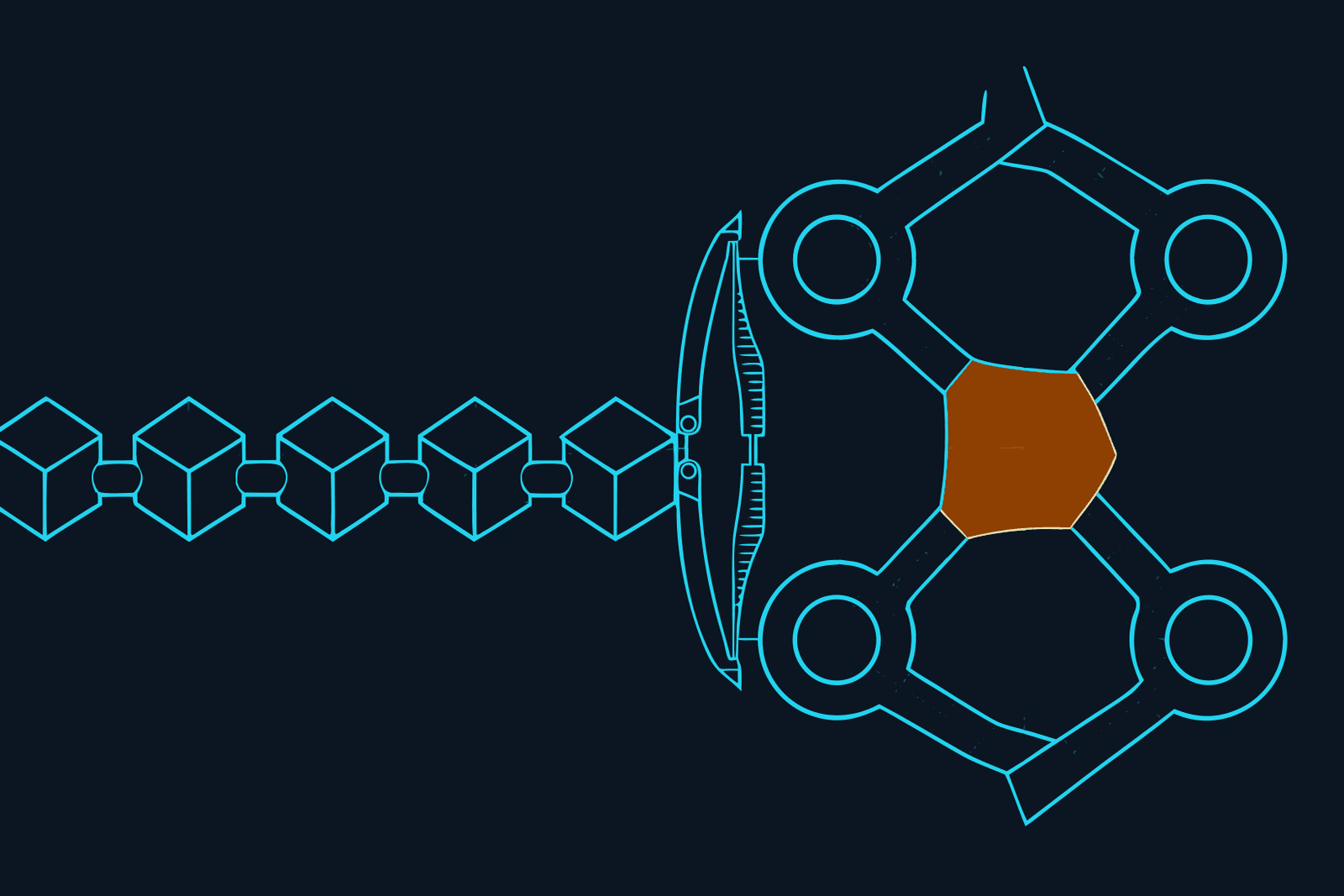 Illustration for: The Difference Between a Blockchain and DAG (Directed Acyclic Graph)