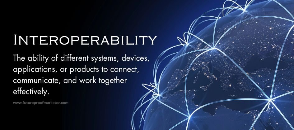 Interoperability defined as the ability of different systems and applications to connect and work together, over a networked globe