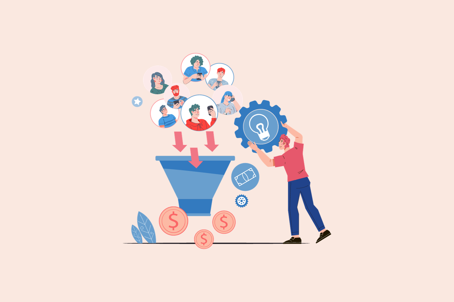generate leads funnel